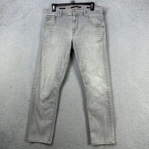 Alberto Dynamic Jeans Straight Mens 32X32 Gray Stone Modern‎ Fit Superfit Denim
